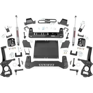 image:imageRough Country 4 Suspension Lift Kit with Strut SpacersN3 Rear Shocks for Chevy Silverado amp GMC Sierra 1500 TrailbossAT4 20252026  Fits 53L62L V830L Turbo Diesel