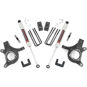 image:imageRough Country 5 Suspension Lift Kit with Premium N3 Shocks for Chevy Silverado amp GMC Sierra 1500 20072013 2WD w6 Lug WheelsM1 Monotube Shocks