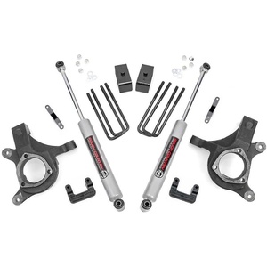 image:imageRough Country 5 Suspension Lift Kit with Premium N3 Shocks for Chevy Silverado amp GMC Sierra 1500 20072013 2WD w6 Lug WheelsPremium N3 Shocks