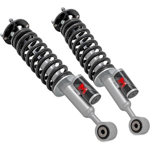 image:imageRough Country Front M1R Reservoir Struts Loaded Struts for Toyota Tundra 4WD 20222026 for 35 Lift  Adjustable Ride Height Monotube Resi Design 2Pack