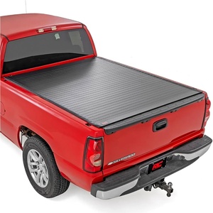 image:imageRough Country Hard RollUp Tonneau Cover for Chevy Silverado amp GMC Sierra 1500 19992006  Aluminum Truck Bed Cover Fits 67 Bed