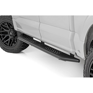 image:imageRough Country OV2 Running Boards for Ford F150Lightning F250F350 SuperDuty 20152026 CrewCab  Contoured Side Step Bars Easy BoltOn Install