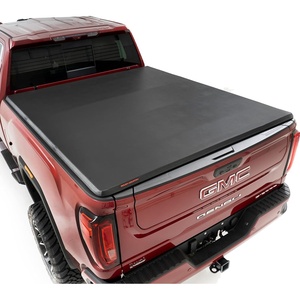 image:imageRough Country Soft TriFold Vinyl Tonneau Cover Chevy Silverado amp GMC Sierra 2500HD3500HD 20202026  Fits 69 822 Bed WeatherResistant Truck Bed Cover