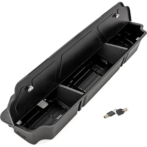 image:imageRough Country Under Seat Storage for Chevy Silverado amp GMC Sierra 15002500HD3500HD Double Cab 20192026  Custom Rear Under Seat Organizer Tray with Lockable LidDouble Cab  Locking Lid