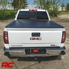 image:imageRough Country Powered Retractable Bed Cover for Chevy Silverado amp GMC Sierra 1500 20142018  Fits 67 Bed  Electric Aluminum Tonneau Cover with Key Fob Control67 Bed