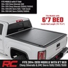 image:imageRough Country Powered Retractable Bed Cover for Chevy Silverado amp GMC Sierra 1500 20142018  Fits 67 Bed  Electric Aluminum Tonneau Cover with Key Fob Control67 Bed