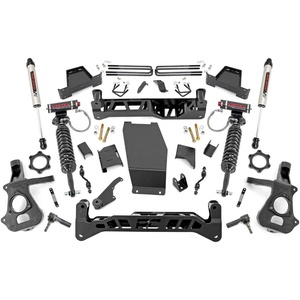 image:imageRough Country 7 Lift Kit with Vertex CoiloversV2 Rear Shocks for Chevy Silverado amp GMC Sierra 1500 20142018 wStock Cast Alu or Stamped Steel Control Arms