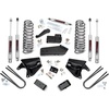 image:imageRough Country 4 Quad Front Shocks Suspension Lift Kit for Ford F150 19801996 4WD with Rear Leaf Springs  4 Front amp 2 Rear N3 Shocks Lifted Coil amp AddALeaf SpringsRear Lift Blocks