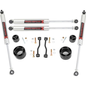 image:imageRough Country 25 Inch Leveling Kit for Jeep Gladiator JT 20242025  No Shocks Fits Up to 35 Tires Easy Bolton InstallM1 Shocks