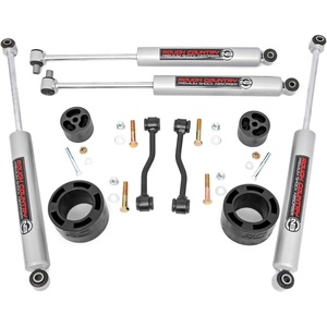 image:imageRough Country 25 Inch Leveling Kit for Jeep Gladiator JT 20242025  No Shocks Fits Up to 35 Tires Easy Bolton InstallN3 Shocks