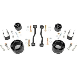 image:imageRough Country 25 Inch Leveling Kit for Jeep Gladiator JT 20242025  No Shocks Fits Up to 35 Tires Easy Bolton InstallNo Shocks