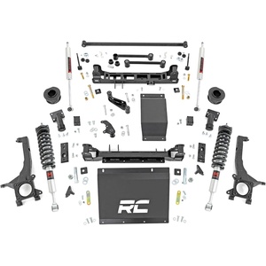 image:imageRough Country 45 Lift Kit with N3 Rear Shocks for Toyota 4Runner 20152020  Increased Ground Clearance Levels Stance Fits Up to 33 TiresM1 Monotube Struts with M1 Rear Shocks