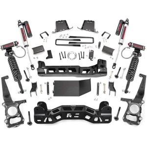 image:imageRough Country 6 Lift Kit wM1 Struts for 20112013 Ford F150 4WD  57541Vertex StrutsVertex Shocks