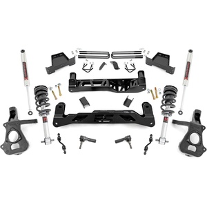 image:imageRough Country 7 Suspension Lift Kit with M1 StrutsM1 Shocks for Chevy Silverado amp GMC Sierra 1500 2WD 20142018 wStock Cast Steel Control Arms