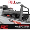 image:imageRough Country Aluminum Bed Rack for 20052022 Toyota Tacoma  73109BlackFull Height