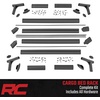 image:imageRough Country Aluminum Bed Rack for 20052022 Toyota Tacoma  73109BlackFull Height