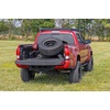 image:imageRough Country Bed Mount Spare Tire Carrier for Toyota Tacoma Trucks 20162023  Fits up to 40 Tires OffRoad Spare Tire Holder for Truck Beds