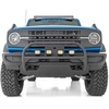 image:imageRough Country Bull Bar 35 Round Quad LED Light Kit for Ford Bronco 4WD 20212025  4 35inch Round LEDs with Amber DRL 3inch Tubular Nudge Bar