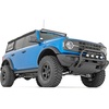 image:imageRough Country Bull Bar 35 Round Quad LED Light Kit for Ford Bronco 4WD 20212025  4 35inch Round LEDs with Amber DRL 3inch Tubular Nudge Bar