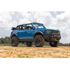 image:imageRough Country Bull Bar 35 Round Quad LED Light Kit for Ford Bronco 4WD 20212025  4 35inch Round LEDs with Amber DRL 3inch Tubular Nudge Bar