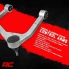 image:imageRough Country Forged Aluminum Upper Control Arms for Toyota Tacoma 20052023 4Runner 20102024  OE Upgrade 2Pack SilverSilver Finish