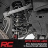 image:imageRough Country Forged Aluminum Upper Control Arms for Toyota Tacoma 20052023 4Runner 20102024  OE Upgrade 2Pack SilverSilver Finish