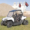 image:imageRough Country LED Whip Light Mounting Brackets for Polaris RZR 170 EFI 20092021  Set of 2 Laser Cut Steel Bed Mount Bracket