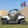image:imageRough Country LED Whip Lights for Polaris RZR 170 EFI 20092021  Set of 2 48 Whip Lights for Side by Side MultiColor RGB LEDs 300 Patterns Dimmable Waterproof QuickRelease Base