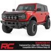 image:imageRough Country MultiColor LED Running Boards for Ford Bronco 4Door 20212025  RGB MultiColor Aluminum Side Steps with App Control