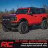 image:imageRough Country MultiColor LED Running Boards for Ford Bronco 4Door 20212025  RGB MultiColor Aluminum Side Steps with App Control