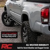 image:imageRough Country Nerf Step Bars for Toyota Tacoma 20052023 5 Short Bed  Rugged Full Length Nerf Bars with Side Steps BoltOn Install