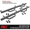 image:imageRough Country Nerf Step Bars for Toyota Tacoma 20052023 5 Short Bed  Rugged Full Length Nerf Bars with Side Steps BoltOn Install