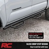 image:imageRough Country Nerf Step Bars for Toyota Tacoma 20052023 5 Short Bed  Rugged Full Length Nerf Bars with Side Steps BoltOn Install
