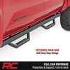 image:imageRough Country Nerf Step Bars for Toyota Tacoma 20242025 Double Cab  Rugged Full Length Nerf Bars with Side Steps BoltOn Install