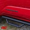 image:imageRough Country Nerf Step Bars for Toyota Tacoma 20242025 Double Cab  Rugged Full Length Nerf Bars with Side Steps BoltOn Install