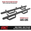 image:imageRough Country Nerf Step Bars for Toyota Tacoma 20242025 Double Cab  Rugged Full Length Nerf Bars with Side Steps BoltOn Install