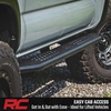 image:imageRough Country OV2 Running Boards for Toyota Tacoma 20162023 Double Cab  HeavyDuty Side Steps for Truck 675 Wide Rails NoDrill Install