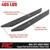 image:imageRough Country OV2 Running Boards for Toyota Tacoma 20162023 Double Cab  HeavyDuty Side Steps for Truck 675 Wide Rails NoDrill Install
