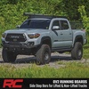 image:imageRough Country OV2 Running Boards for Toyota Tacoma 20162023 Double Cab  HeavyDuty Side Steps for Truck 675 Wide Rails NoDrill Install