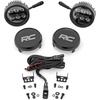 image:imageRough Country RC Dual 35 Round LED Lights with Amber DRL  36W 3240 Lumen CREE LED Spot Focus Beam OffRoad Lights for Jeeps Trucks UTV ATV