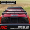 image:imageRough Country Roof Rack System with 40 LED Light Bar for Toyota Tacoma 20052023 CrewCab  Easy Bolton Install Includes 40 LED Light Bar