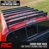 image:imageRough Country Roof Rack System with 40 LED Light Bar for Toyota Tacoma 20052023 CrewCab  Easy Bolton Install Includes 40 LED Light Bar