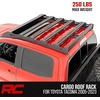 image:imageRough Country Roof Rack System with 40 LED Light Bar for Toyota Tacoma 20052023 CrewCab  Easy Bolton Install Includes 40 LED Light Bar