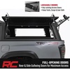 image:imageRough Country Truck Bed Cap Topper for Toyota Tacoma 20162023 5 Bed  Modular Design Locking Gullwing Access Doors Molle Panels LED Interior Lighting