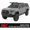 image:imageRough Country Truck Bed Cap Topper for Toyota Tacoma 20162023 5 Bed  Modular Design Locking Gullwing Access Doors Molle Panels LED Interior Lighting