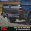 image:imageRough Country Tubular Rear Bumper for Ram 1500 2WD4WD 20092024  Builtin Towing DRings HighClearance OffRoad Bumper with LED Light Mounts