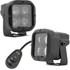 image:imageRough Country 2 SAE Driving Light Pods Pair  Street Legal LED Pods with 9600 Lumens 96W Output IP67 Waterproof