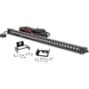 image:imageRough Country 30 Single Row LED Light Bar Mesh Grille Mount Kit 30 for Ford F250F350 Super Duty 20112016  12000 Lumen 150W Spot Beam with White DRL