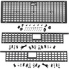 image:imageRough Country Bed Molle Panel Kit for Toyota Tacoma 20242026  Fits 5 Bed Only Driver Passenger amp Cab Side Steel Bed Storage SystemComplete 3Panel Kit