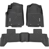 image:imageRough Country FlexFit Floor Mats for Toyota Tacoma 20122015 Double Cab  Front amp Rear Set Custom AllWeather NonSlip TPE Liners with Spill Saver Lip